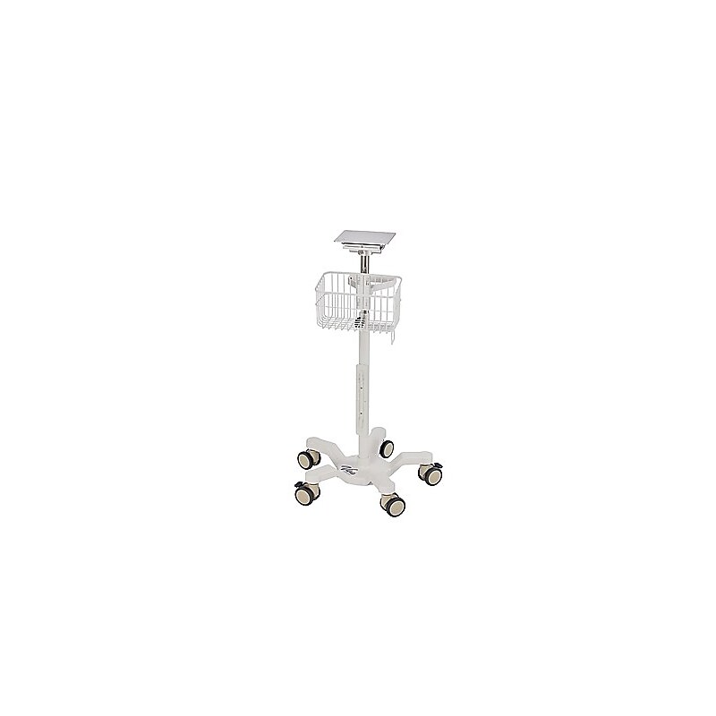 Viva Comfort Edan Elite V-Series Monitor Universal Vital Sign Mobile Stand with Mounting Plate, White (ADIME912-C-MP-07-MK) image 1