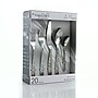 MegaChef LaVague Stainless Steel Flatware Set, 20 Piece~#|#~3F24284B-472D-40A7-B7414B51C8300152_sc7