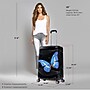 InUSA 28" Hardside Butterfly Suitcase, 4-Wheeled Spinner, TSA Checkpoint Friendly, Black Butterfly (IUAPC00L-BBU)~#|#~3F2FD1D9-48B2-4F80-9A2F0F4A75756236_sc7