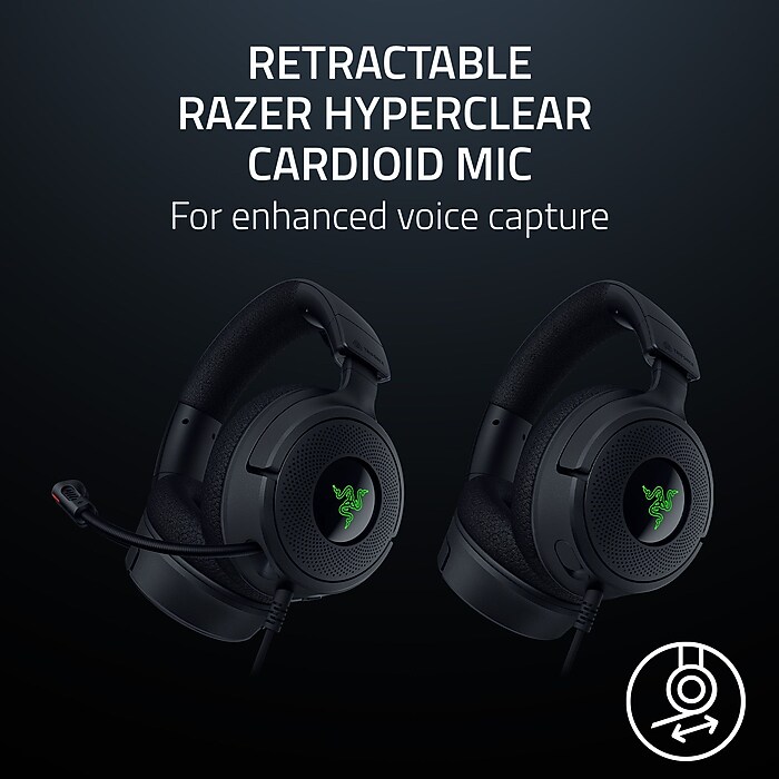 Razer Kraken V4 X Surround Sound Stereo Gaming Headset, USB-A