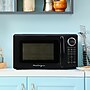 Nostalgia Retro 0.7 cu. ft. Countertop Microwave, Black (NRMOPMSW7BK6A)~#|#~3F396304-20F8-483D-AB5FAEF7FCE9DE12_sc7