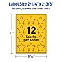Avery Hemp Arched Laser/Inkjet Multipurpose Labels, 3" x 2-1/4", Off-White (180/Pack)~#|#~3F3C9A50-7B98-45BD-BF9458420330743B_sc7