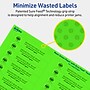 Avery Laser/Inkjet Multipurpose Rectangle Labels, 2/3" x 3-7/16", Neon Green, 600/Pack (94210)~#|#~3F47B540-95E6-487F-9929CE5F01FE9873_sc7