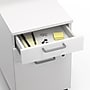 Union & Scale™ Essentials 3-Drawer Mobile Vertical File Cabinet, Letter/Legal, Lockable, 24.3"H x 15.6"W x 21.3"D, White~#|#~3F50321A-4F98-4511-935C93DEA14C7551_sc7