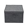 Household Essentials Extra Large Stackable Folding Fabric Storage Bin, 10" x 16"x 19", 52.64 Qt., Gray, 2/Pack (7515-1)~#|#~3F520BB8-C7A3-4BEA-8167F8586E6D3886_sc7