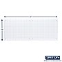 Triton Products Polypropylene Pegboard 22" x 18" x 1/8", Set of 2 (018)~#|#~3F570BE8-8F48-46A5-89AC57676E03DFCE_sc7