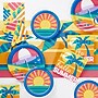Say Hooray! Summer Sun Disposable Party Tableware Set, 49/Pack (DTC9635E2A)~#|#~3F5F5E79-DAC1-42B7-B259A5D1CE3D110E_sc7