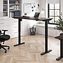 Bush Business Furniture Move 40 Series 60"W Electric Height Adjustable Standing Desk, Black Walnut/Black (M4S6030BWBK)~#|#~3F67EECE-2F8E-4AE7-970A505338227D1D_sc7
