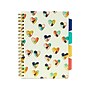 Carpe Diem Floral Love 5-Subject Subject Notebooks, 7.09" x 10", College Ruled, 100 Sheets, Assorted Colors, 3/Pack (9033-CD)~#|#~3F683C2D-1654-4D85-99683A67810390E5_sc7