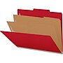 Medical Arts Press Pressboard Classification Folder, 2-Dividers, 2" Expansion, Letter Size, Deep Red, 10/Box ~#|#~3F6D3F1C-5587-4105-B6815BF8470BE601_sc7