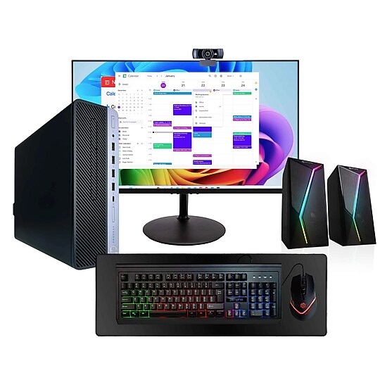 Refurbished No Touch Screen 1TB Desktop Computers | Staples