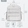 Bentgo Kids School Backpack, Medium, Silver Glitter (BGBKPAKV2-STR)~#|#~3F71B169-CD8E-4451-81CC73F6B875DFB5_sc7