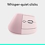 Logitech Lift Vertical Wireless Ergonomic Optical Mouse, Rose (910-006472).~#|#~2DFD77A9-6CB7-4A38-AA61A535D5173E63_sc7