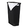 Mind Reader 10.57-Gallon Hamper with Lid, Plastic, Black (40FABHAMP-BLK)~#|#~3F770C7C-3CD4-4D0F-80ECF712C2842C86_sc7