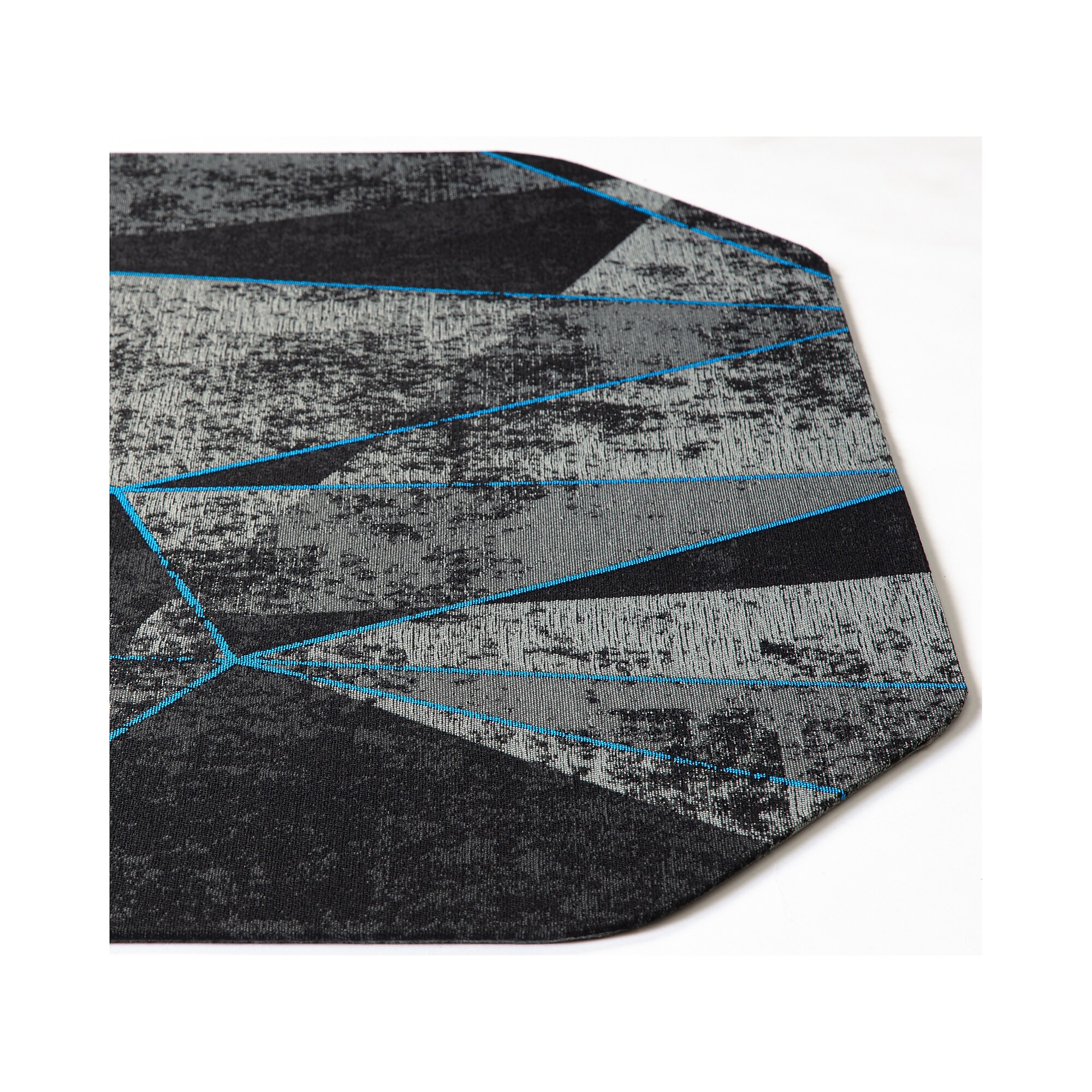 Anji Mountain Rug’d Cracked Ice Carpet & Hard Floor Gaming Chair Mat, 36″ x 48″, Gray/Blue (AMB9100) Sansujyuku sansujyuku.com