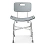 Medline Heavy Duty Bariatric Shower Chair, Armless, Back Rest, Aluminum Frame, 550 lb. Capacity (G2-102BX1)~#|#~3F7E7AAD-2FDB-4B63-B7CBBC490322A279_sc7