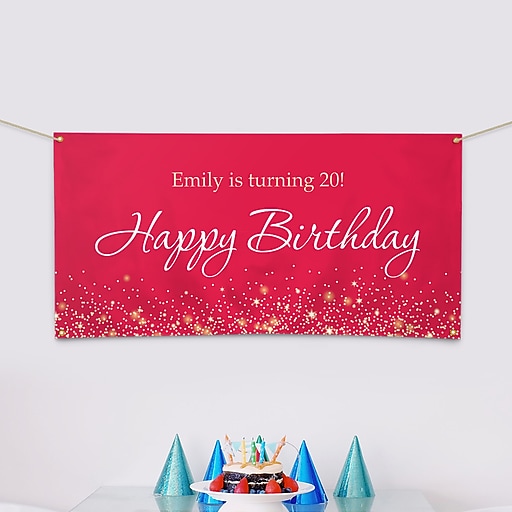 Custom Birthday Banners by Staples Print Services