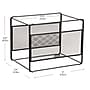 Mind Reader Metal File Organizer, Black (BOXFILE-BLK)~#|#~3F8038EA-6C3F-41EE-9A5C9E5C15081E19_sc7