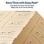 Avery Print-to-the-Edge Laser/Inkjet Square Labels, 2" x 2", Kraft Brown, 300 Labels/Pack (22846)~#|#~3F830F48-8ADE-4383-95617F76A6775A20_sc7