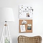 U Brands Cork & Steel Combo Dry-Erase & Bulletin Board, Frameless, 1.17' x 1.17' (3889U00-01)~#|#~3F83543F-BCA4-4B16-8BFFA18C54A30694_sc7