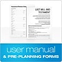 Adams Preprinted Wills Forms, 11"H x 8.5"W (K307)~#|#~3F8604D1-3DEC-4121-A846153E3D6D1009_sc7