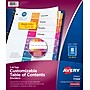 Avery Ready Index Table of Contents Paper Dividers, 1-8 Tabs, Multicolor, 24 Sets/Box (11168)~#|#~3F872A3D-44B9-4360-A6A64829FAD10CCE_sc7