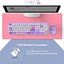 SaharaCase Wireless Ergonomic Keyboard and Laser Mouse Combo, Purple (KB12)~#|#~3F892252-593A-4029-941B621AD6CFE014_sc7