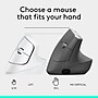 Logitech Lif Vertical Wireless Ergonomic  Optical Mouse, Off-White (910-006469)~#|#~3F8B326F-6474-46F6-865E6E307877448A_sc7