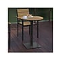 Flash Furniture Finch Commercial-Grade Round Dining Table, Teak/Gray (SB-TB106-NAT-GG)~#|#~3F8D986F-87D5-4F79-953299610120CBFF_sc7