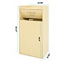 Alpine Industries Wood Trash Can, 40 Gallon, Oak (476-MEO)~#|#~3F8DC3B8-F51D-4A10-A9DAEDD6AD5ACE13_sc7