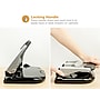Bostitch EZ Squeeze 3-Hole Punch, 40 Sheet Capacity, Silver/Black (HP40)~#|#~3F8E0D20-586F-4601-92FB4DEEF94A5B16_sc7