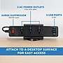Mount-It! 3-Outlet 3-USB Port Desktop Power Strip with Clamp Desk Mount, Black (MI-7281B)~#|#~3F917249-027B-456A-862A3C484D376771_sc7