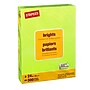 Staples Brights Multipurpose Colored Paper, 20 lbs., 8.5" x 11", Lime, 500/Ream (25206)~#|#~3F99B67B-DE97-4C4A-B3B1D0AF3A5120CE_sc7