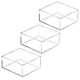 iDESIGN 3-Piece Plastic Stackable Drawer Organizer Set, Clear (28176M3)~#|#~3FA1DA46-5A39-4194-A837D860DB6F6C86_sc7