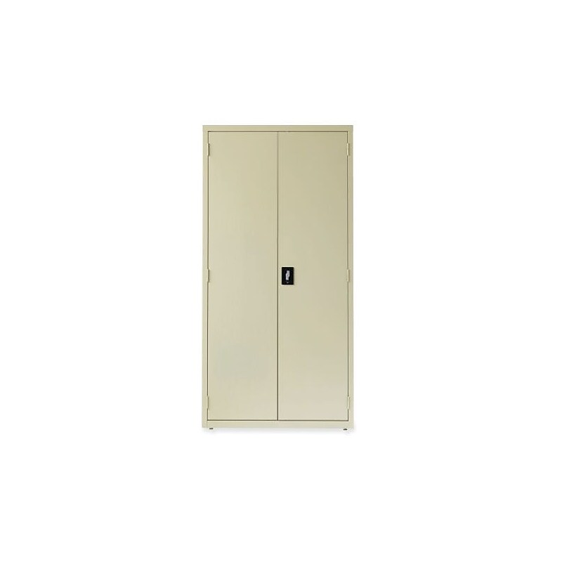 OIF 72"H Steel Storage Cabinet with 5 Shelves, Putty (CM7218PY) image 1