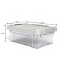 Staples 12 Qt. Latch Lid Storage Bin, Clear (TR58304)~#|#~3FAB8DF3-1A00-46B6-BC10289F25D58FFA_sc7