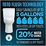 Toto Drake 1.28 gal. Gravity Flush Toilet, Cotton (MW7863074CEG#01)~#|#~3FB03E39-94E8-4D9D-9654EA1F35481B53_sc7