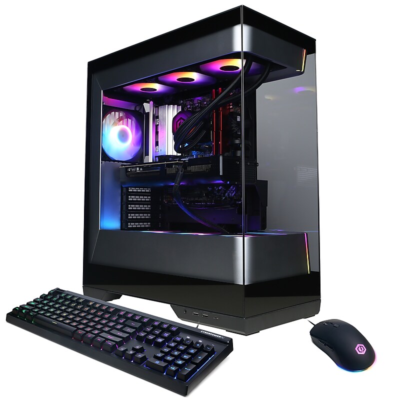 CyberPowerPC Gaming Desktop Computer, AMD Ryzen 7 9850X3D, GeForce RTX 5080 16GB, 32GB RAM, 2TB SSD, Windows 11 Home image 1