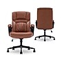 Serta Hannah I Ergonomic Bonded Leather Swivel Executive Chair, Cognac (43670H)~#|#~3FB912DF-E91A-4CD5-82588B24697B8A4F_sc7