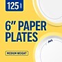 Perk™ Medium-Weight Paper Plates, 6", Yellow/White, 125/Pack (PK54328)~#|#~3FBBC5AB-ADBB-4B71-BCD401E71D338069_sc7