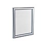 Azar Poster Holder, 8.5" x 11", Wall Mounted, Silver, Plastic, 4/Pack (300336-SLV-4PK)~#|#~3FBCA1CC-9B0F-4D08-BAD26E13446A146B_sc7