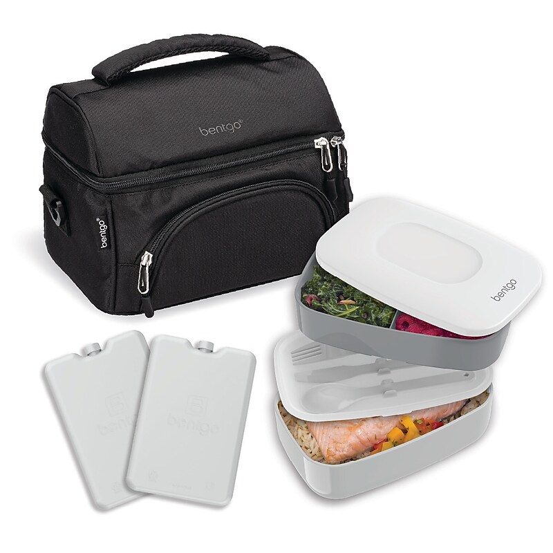 Bentgo Deluxe Lunch Set, Carbon Black (BGBDL1-YCB) image 1