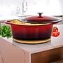 MegaChef Cast Iron 7 Qt. Dutch Oven, Red (937112870M)~#|#~3FC1F517-00F3-48FA-A8F7779B89700B8E_sc7