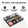 TRU RED Mesh Drawer Organizer, 6‑Compartment, Matte Black – Desk & Drawer Storage for Office Supplies~#|#~3FCB4AAB-CD97-4DEF-8D49E1FB435302BF_sc7