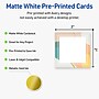 Avery Square Integrated Cards, Matte White, 100/Pack (19479371091)~#|#~3FCE0689-96CE-49FF-BC9838906BAF037E_sc7