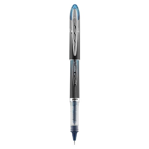 uniball Vision Elite BLX Rollerball Pens, Micro Point, 0.5mm, Blue Ink