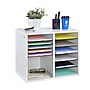 AdirOffice 500 Series 12-Compartment Literature Organizers, 20" x 11.8", White, 2/Pack (500-12-WHI-2PK)~#|#~3FCE9C6F-3100-4AA8-9C9A905255151103_sc7