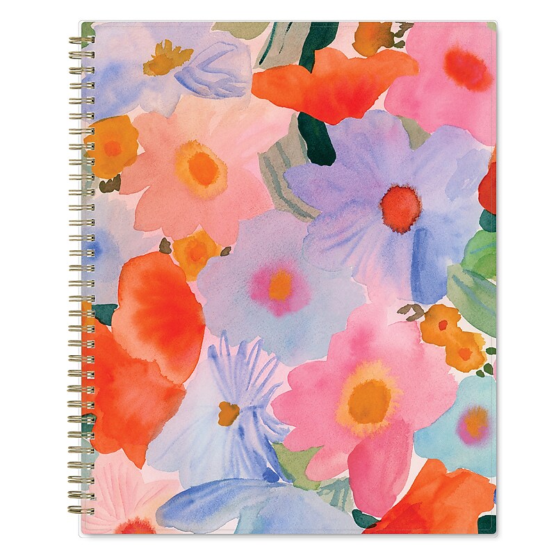 2026 Blue Sky Pink Vibes 8.5" x 11" Weekly & Monthly Planner, Plastic Cover (154856) image 1