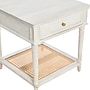 Storied Home Maxwelton Solid Wood End Table, Distressed White/Natural (EC1065)~#|#~3FD3B1AC-B2D5-4BD8-BCA5F188B0259C4C_sc7