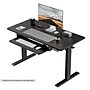 Huanuo 48"W Electric Rectangular Adjustable Standing Desk with Keyboard Tray, Black (HNESD71B)~#|#~3FD924C9-E90D-4B66-9E801B4B2DB4F446_sc7